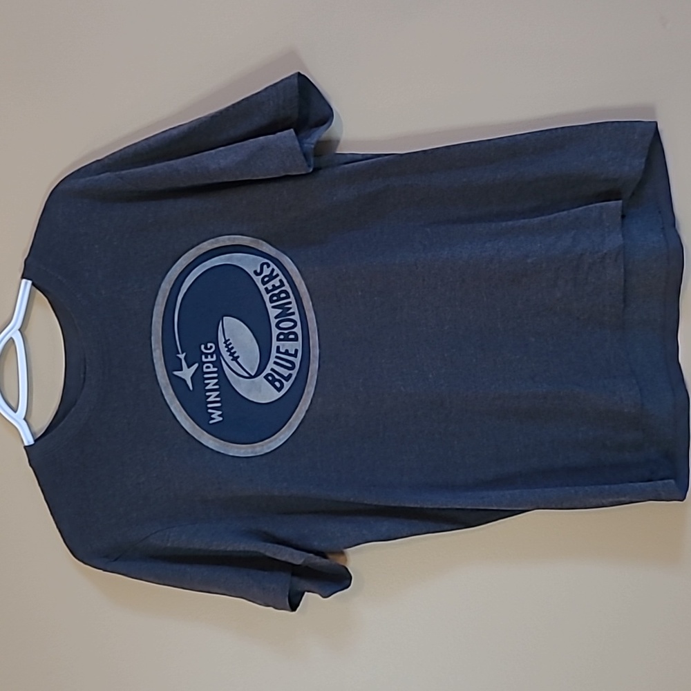 Winnipeg Blue Bombers Men's Short Sleeve Tee - Gray